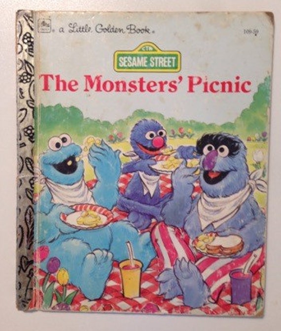 The Monster's Picnic Sesame Street Little Golden Book