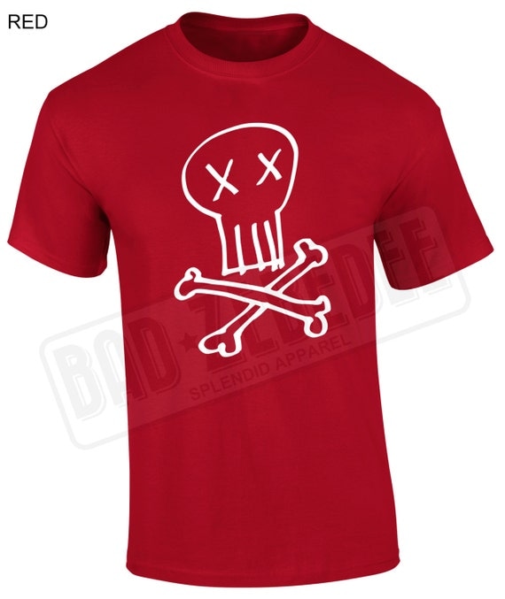 Skull and Crossbones T Shirt Geek Hipster Hiphop Fashion