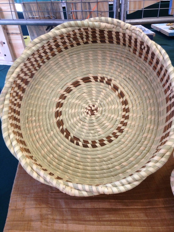 Charleston Large Sweetgrass Basket with Edge