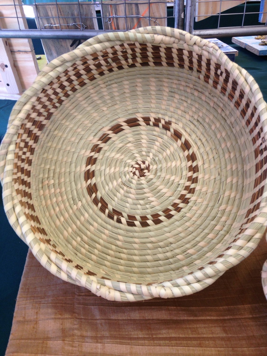 Charleston Large Sweetgrass Basket with Edge
