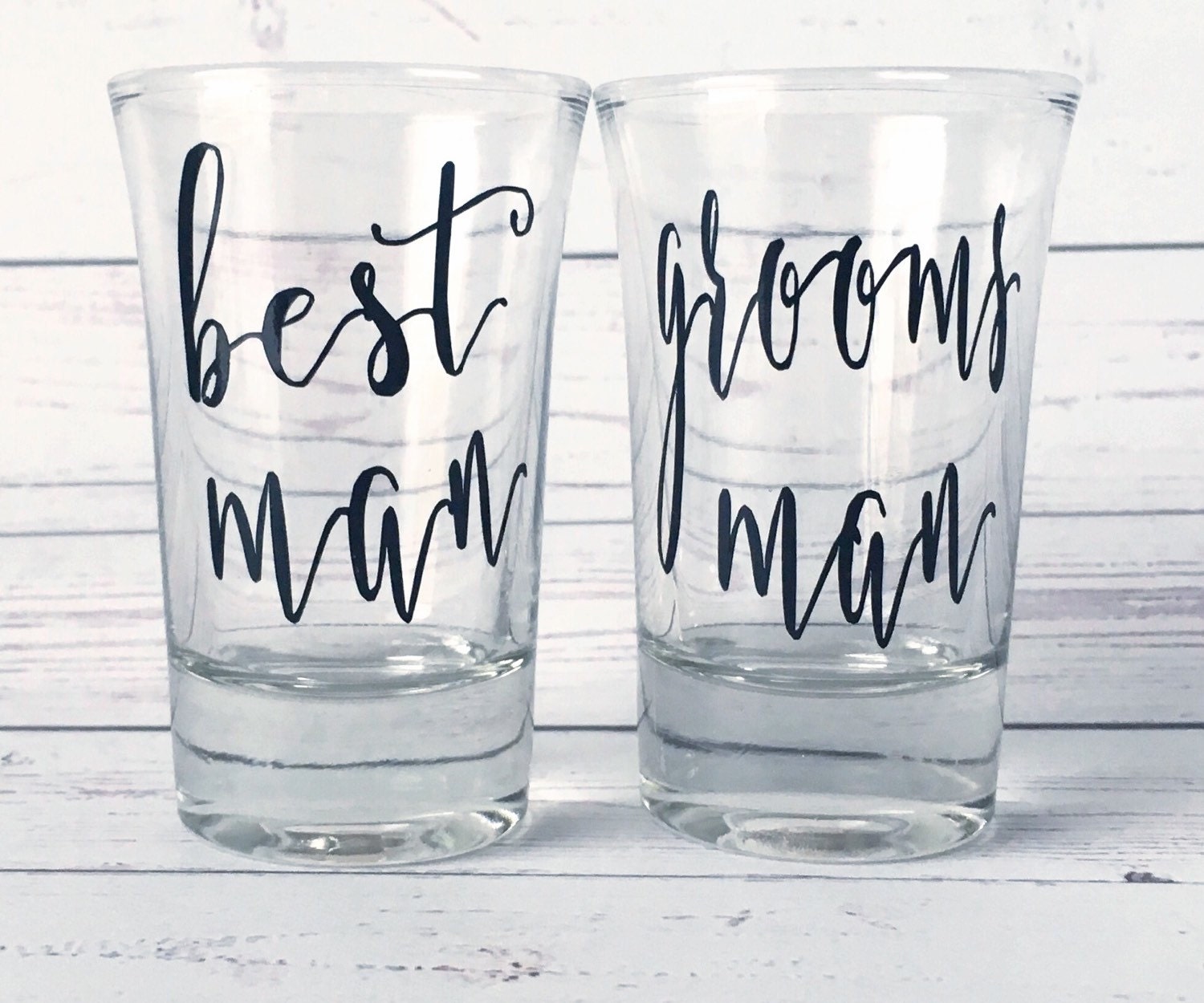 Groomsmen Shot Glasses Bachelor Party Favor by OhLOLAandco