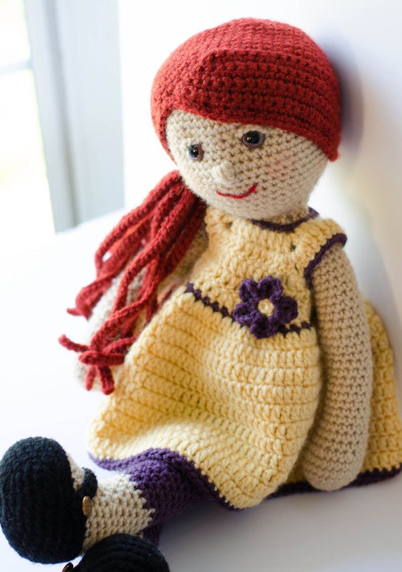 Crochet Doll Pattern Amigurumi PDF instant by Crochet365KnitToo