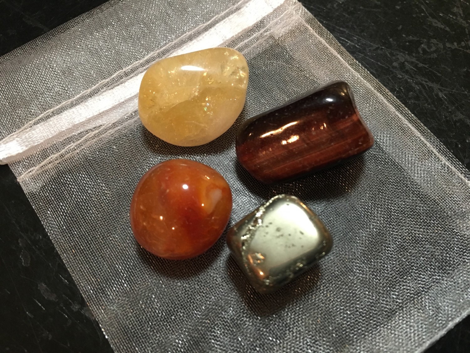 Motivation & Courage Stone Set Healing Crystals and Stones