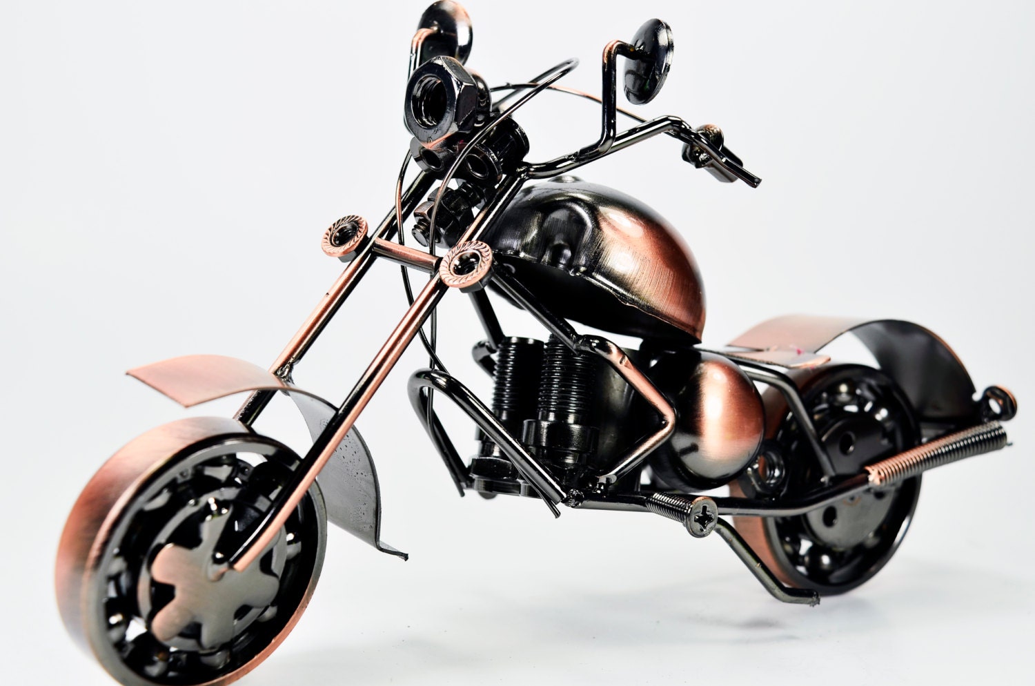 Exquisite-Crafts Harley Davidson Metal Sculpture Classic