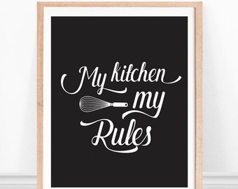 kitchen quotes etsy