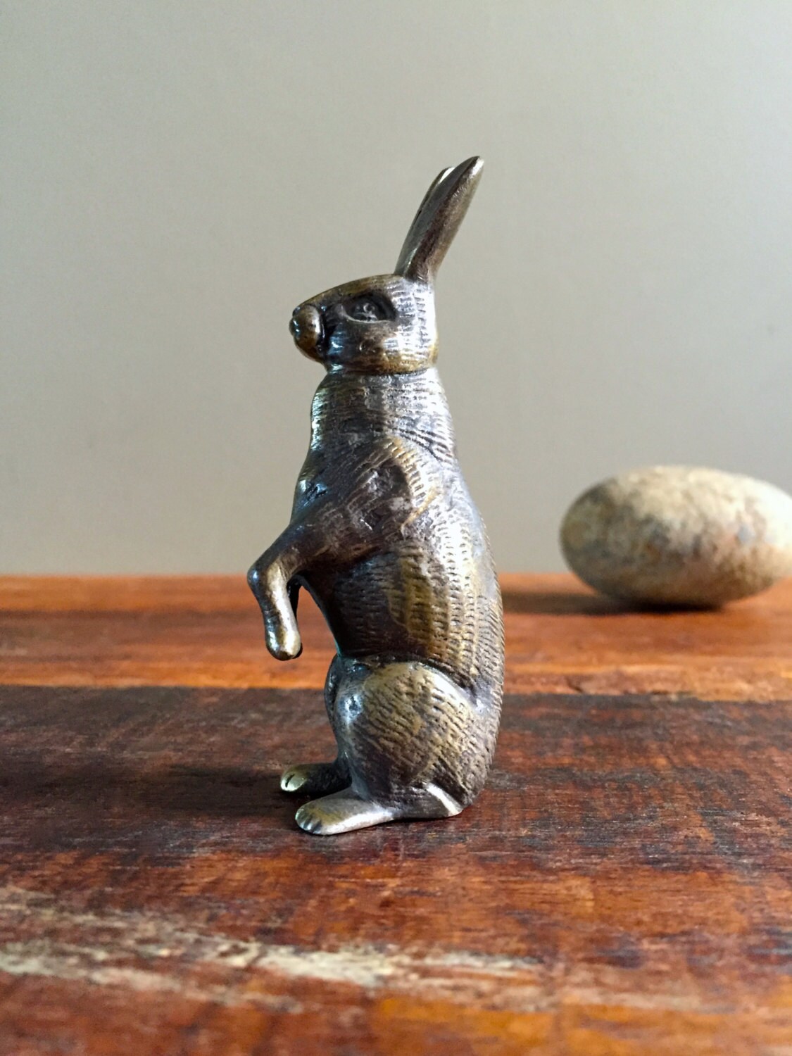 Brass Rabbit Small Rabbit Figurine