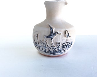 Bennett Welsh for Pacific Stoneware c1971 Vase or Decanter, Vintage Signed Bennett Welsh Nautical Decanter for Pacific Stoneware Inc.