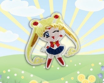 Cartoon Character Iron on Patch(M2) - Cartoon Applique Embroidered Iron on Patch - Size 6.9x8.0cm