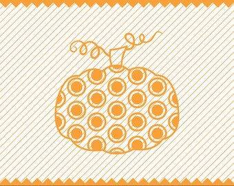 NEW! Pumpkin with Polka Dot Clipart, Polka Dot Pumpkin for Cricut, Fall SVG, Halloween SVG,Highest Quality Instant Download Etsy Store, Diy