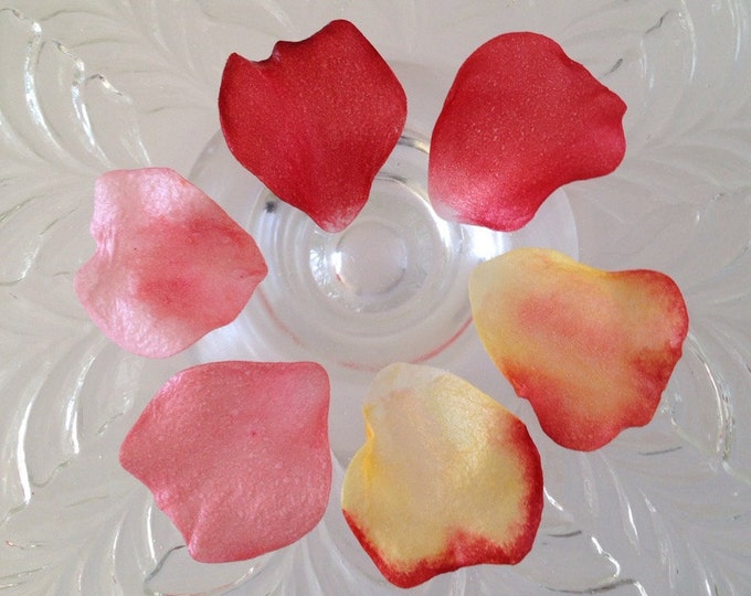 Edible Cake Decorations - Wafer Paper Rose Petals for Cakes and Cupcakes, Wedding Cake Decorations