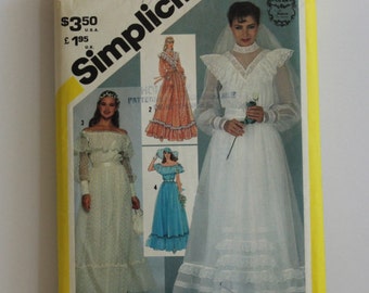 Vintage Simplicity GUNNE SAX Dress Pattern, Miss Size 8, Simplicity 5217, Sewing Pattern, Vintage Pattern, GladstoneCottage