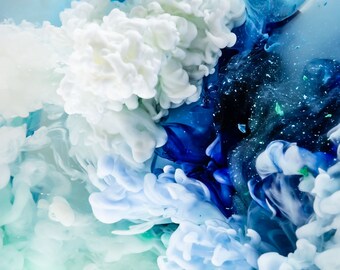 Modern Art, Abstract Photography, Large Art, Abstract Art Print, Giclee Art Print, Unique Art, Contemporary Art, Blue Abstract, Cool