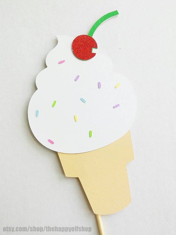 Carnival Food photo booth props. Ice cream cone prop. Ice