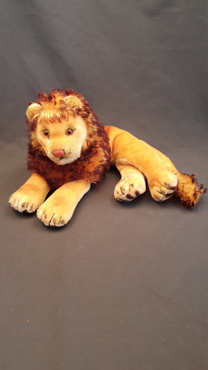 antique steiff lion