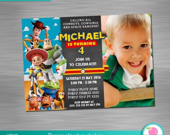 Toy Story Invitation DIY, Toy Story, Toy Story Printable Invitation, Toy Story Digital Invitation, Toy Story Party, Toy Story Birthday