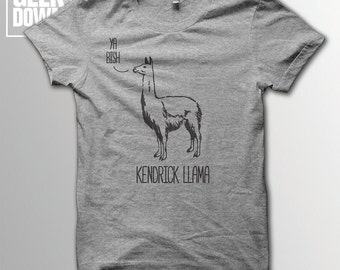 Kendrick Llama *Kendrick Lamar* t-shirt tee // music t-shirts / band t-shirts / band merch / Kendrick Lamar Tee / Ya Bish / King Kunta