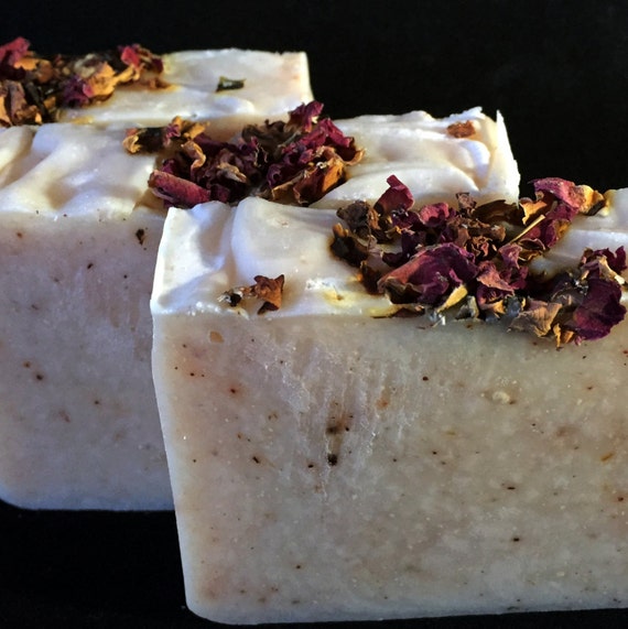 Handmade Rose Soap made with Essential Oils