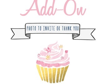 Add a Photo to your Invitation or Thank You Card