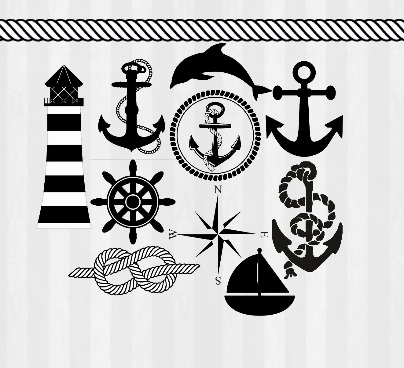 Nautical SVG 11 Nautical SVG Files Nautical Anchor by 5StarClipart