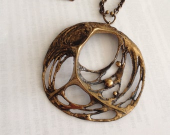 Sten & Laine necklace Spider web bronze Finland