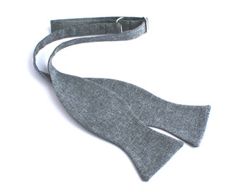 jean shirt with bow tie