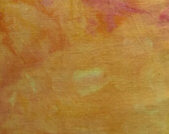 Bali-Fabrics, Mandarin Orange and Yellow