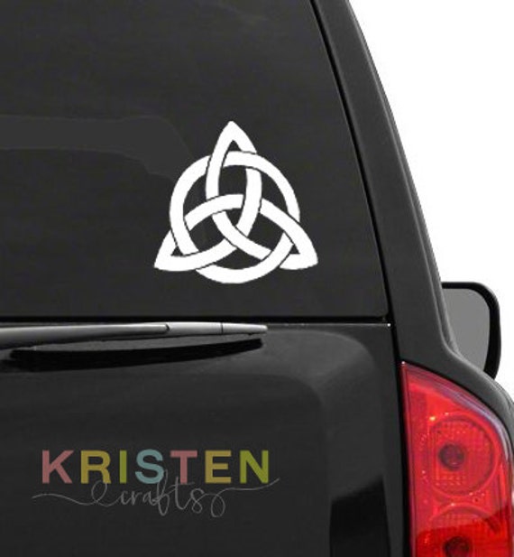 Wiccan Triquetra Wicca Car Window Decal Sticker