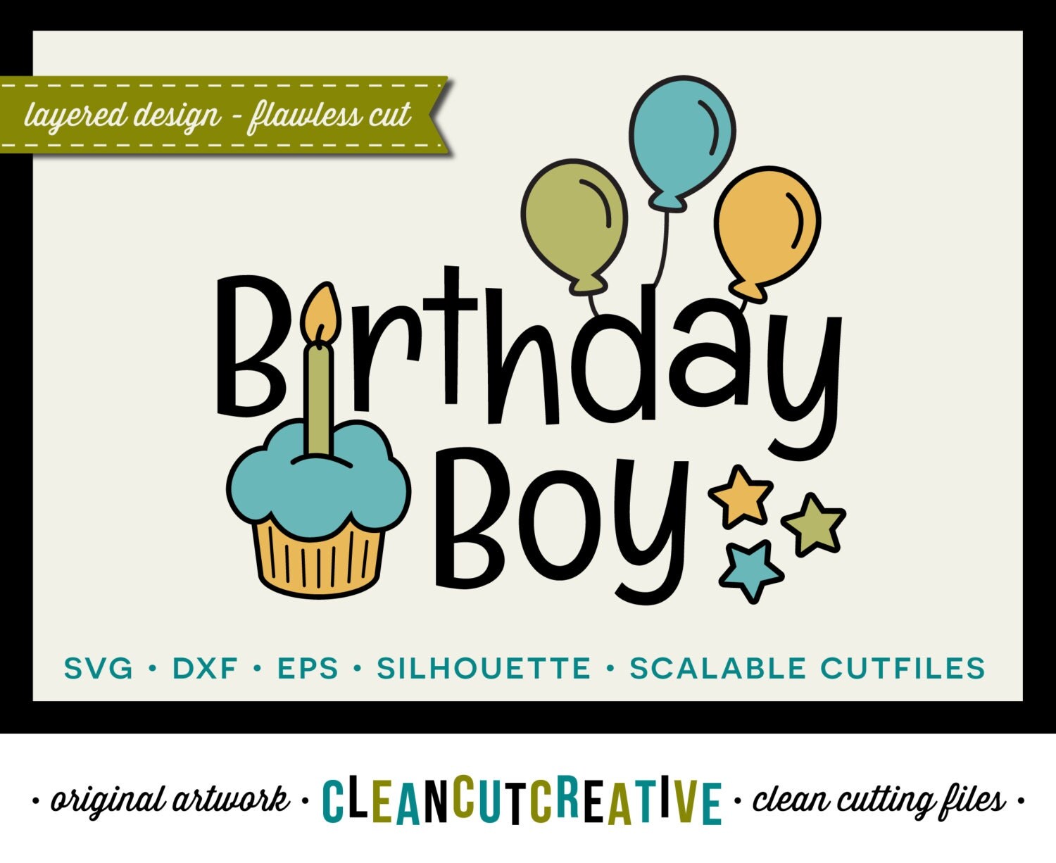 Download Birthday Boy Design SVG Studio3 DXF EPS jpg png cutfile