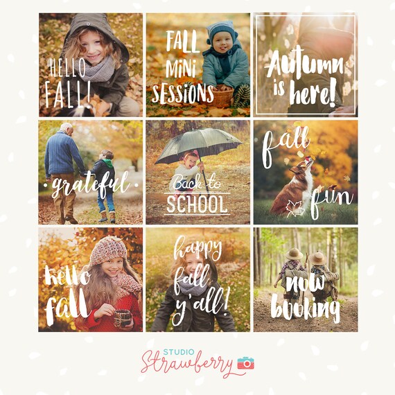 Items Similar To Photography Overlays Fall Photography Fall Mini Session Template Fall Photo Mini Session Templates For Lightroom
