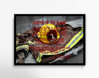 Firefighter Wall Art fireman wall art | etsy Firefighter Wall Art fireman wall art | etsy
