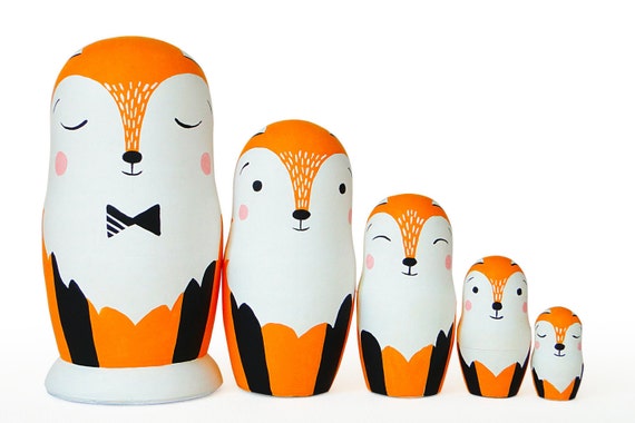 fox nesting dolls