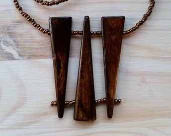 Buffalo Bone Necklace, Bone necklace, African Buffalo Bone