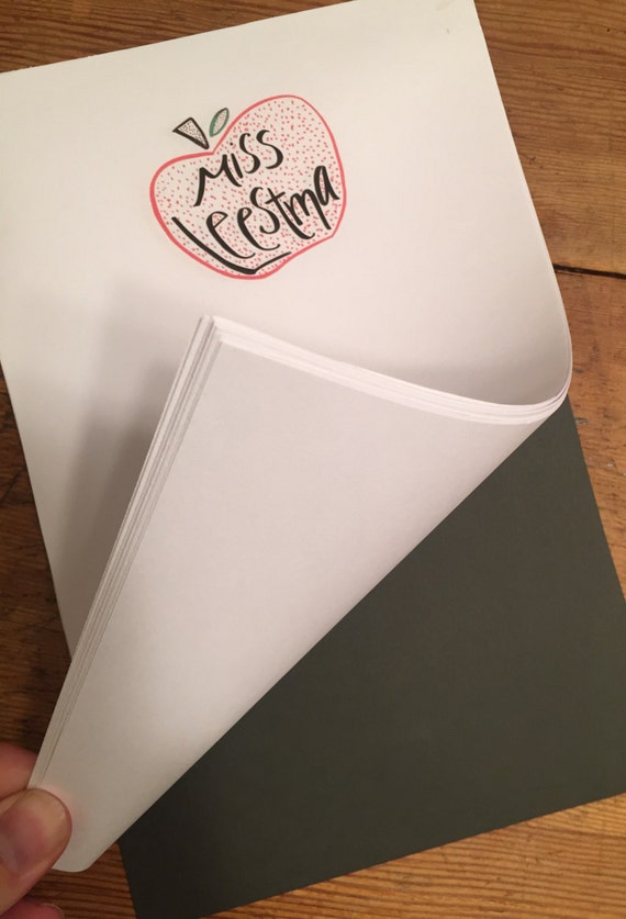 Personalized Teacher Notepad