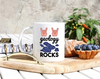 Geologia regalo - geologia boccale - geologo regalo - geologo tazze - geologia rocce - geologia divertente stampa - Geo Mug - geologia laurea regalo