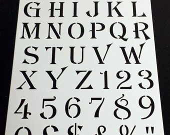 alphabet stencils – Etsy UK