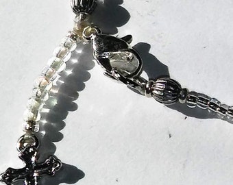 Buy Bandel Cross Bracelet Navy x White Online Brunei