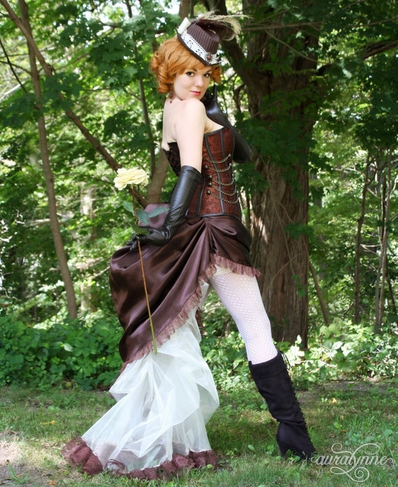 Adult Steampunk Seductress Women Costume