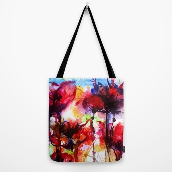 red poppy purse