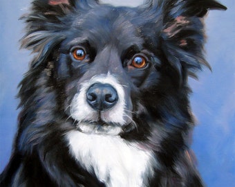 Custom Pet Portrait Paintings, oil painting, painting from your photos, 16x20"