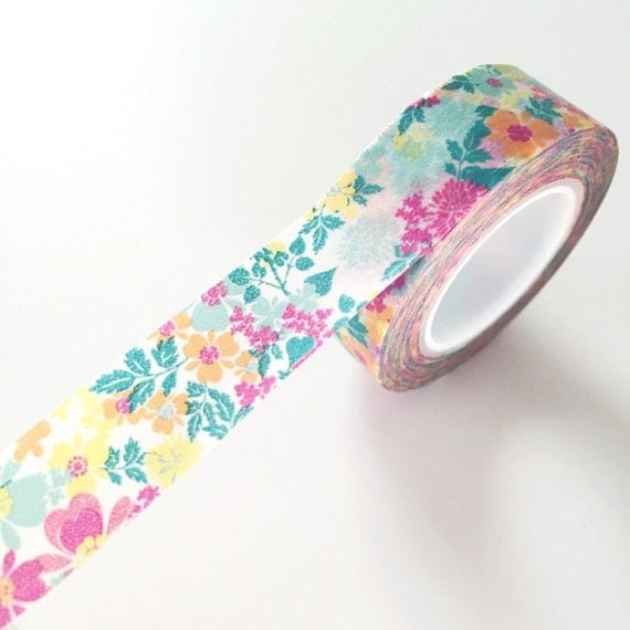 Cute floral tape flower washi tape