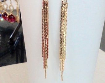 Long gold earrings, long gold dangle earrings, long earrings gold, long stud earrings, stud earrings gold, earrings gold, dangle earrings