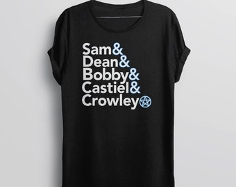 Supernatural Shirt, Supernatural Gift for Women, Supernatural T Shirt, Sam and Dean Winchester Tee Shirt, Supernatural Tshirt, TV Show Shirt