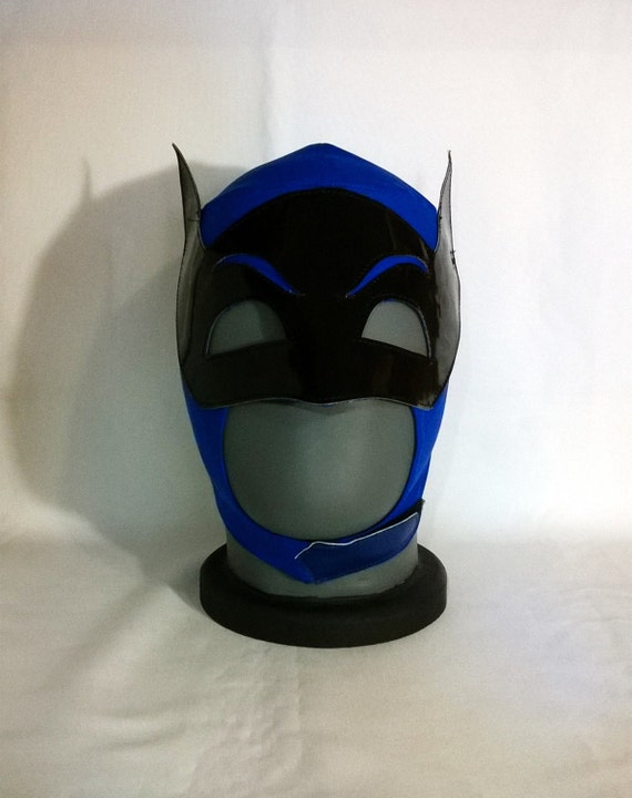 Batman Mask Adam West Style Wrestling Lucha Libre Mask