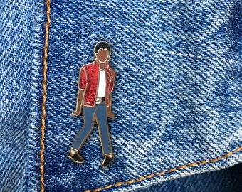 Michael Jackson Pin, Hard Enamel Pin, Thriller, Moonwalk, Jewelry, Art, Artist, Gift (PIN59)