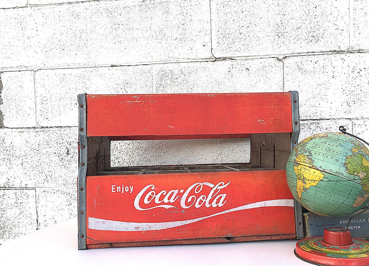 COCACOLA CRATE Wooden Soda Crate Vintage Coke Crate