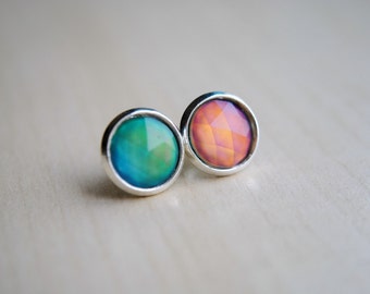 Mood Earrings -- Mood Jewelry -- Color Change -- Throwback -- 90s -- Boho Chic -- Handmade -- Mood Stones -- 70s