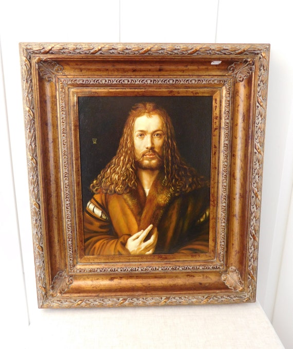 Albrecht Durer Self Portrait at 28 Vintage by TheGlossedAndFound