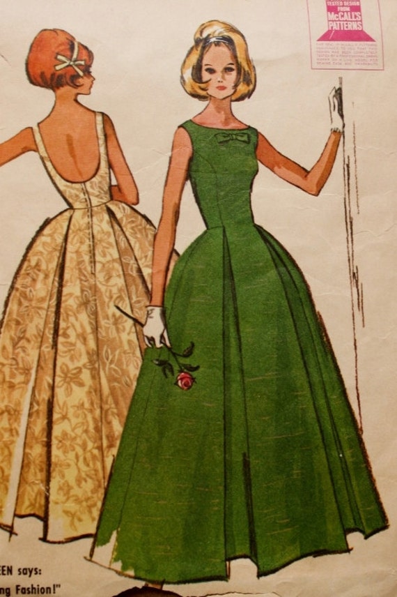 Vintage Evening Gown Pattern 74