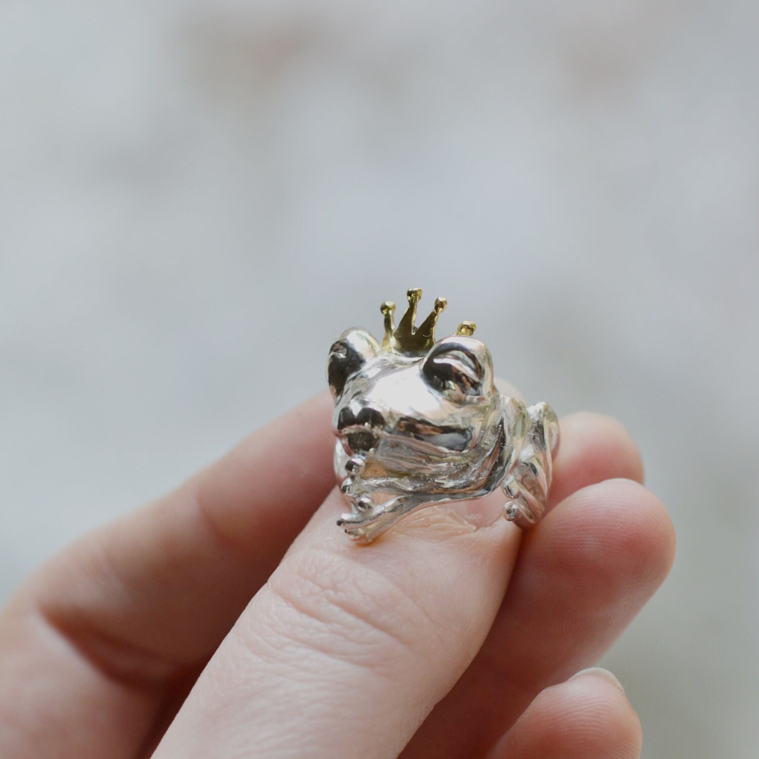 Frog Prince Ring Alternative Engagement Ring Fairytale