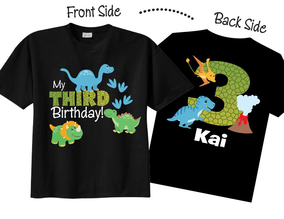 happy 3rd birthday shirts